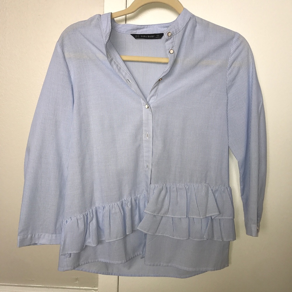 Zara Striped Button Down